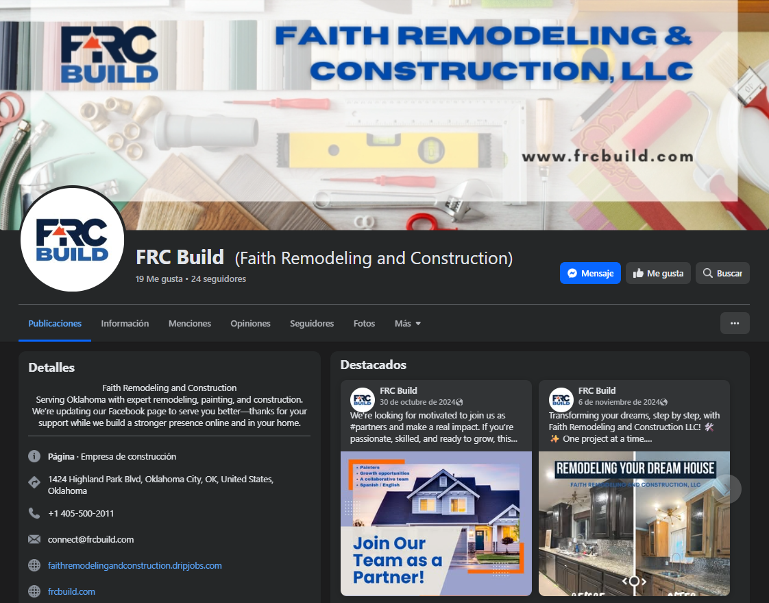 Faith Remodeling & Construction LLC